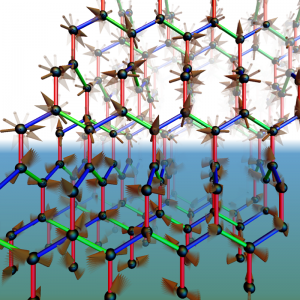 © 2014 Yukitoshi Motome. Schematic of the novel gas-liquid transition in quantum magnets.