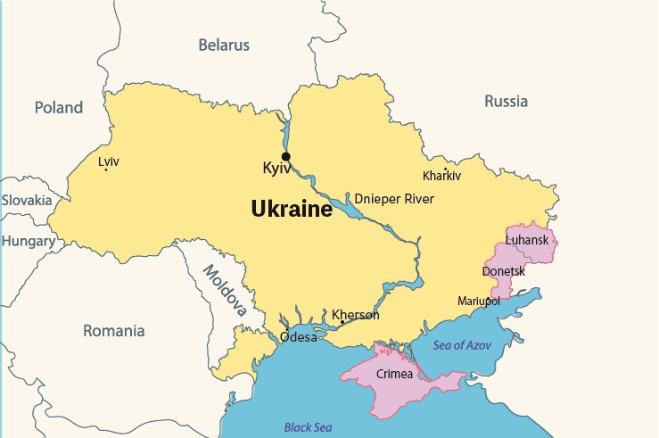 Map of Ukraine