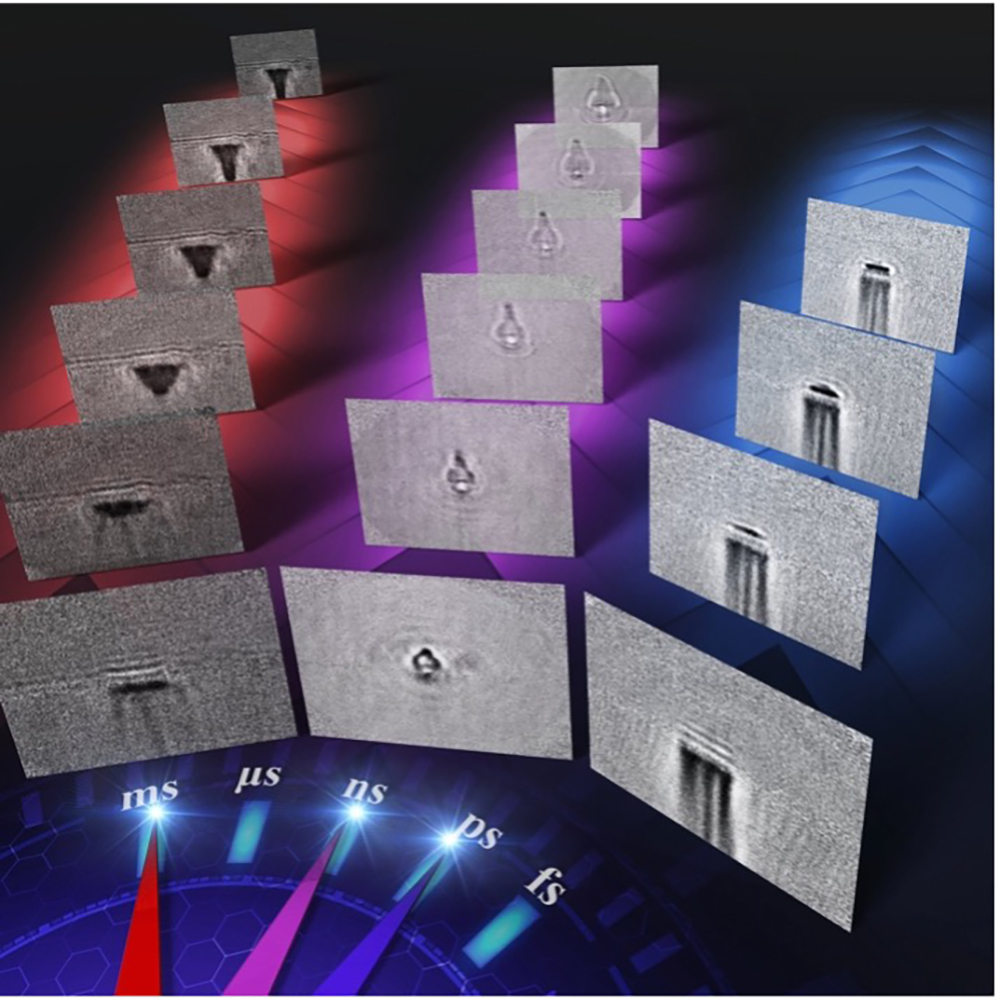 Image representing the different timescales at which images could be taken with the new technology.