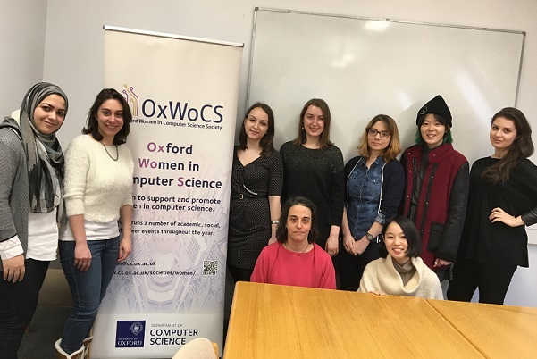 Oxford Women in Computer Scienceのメンバーと