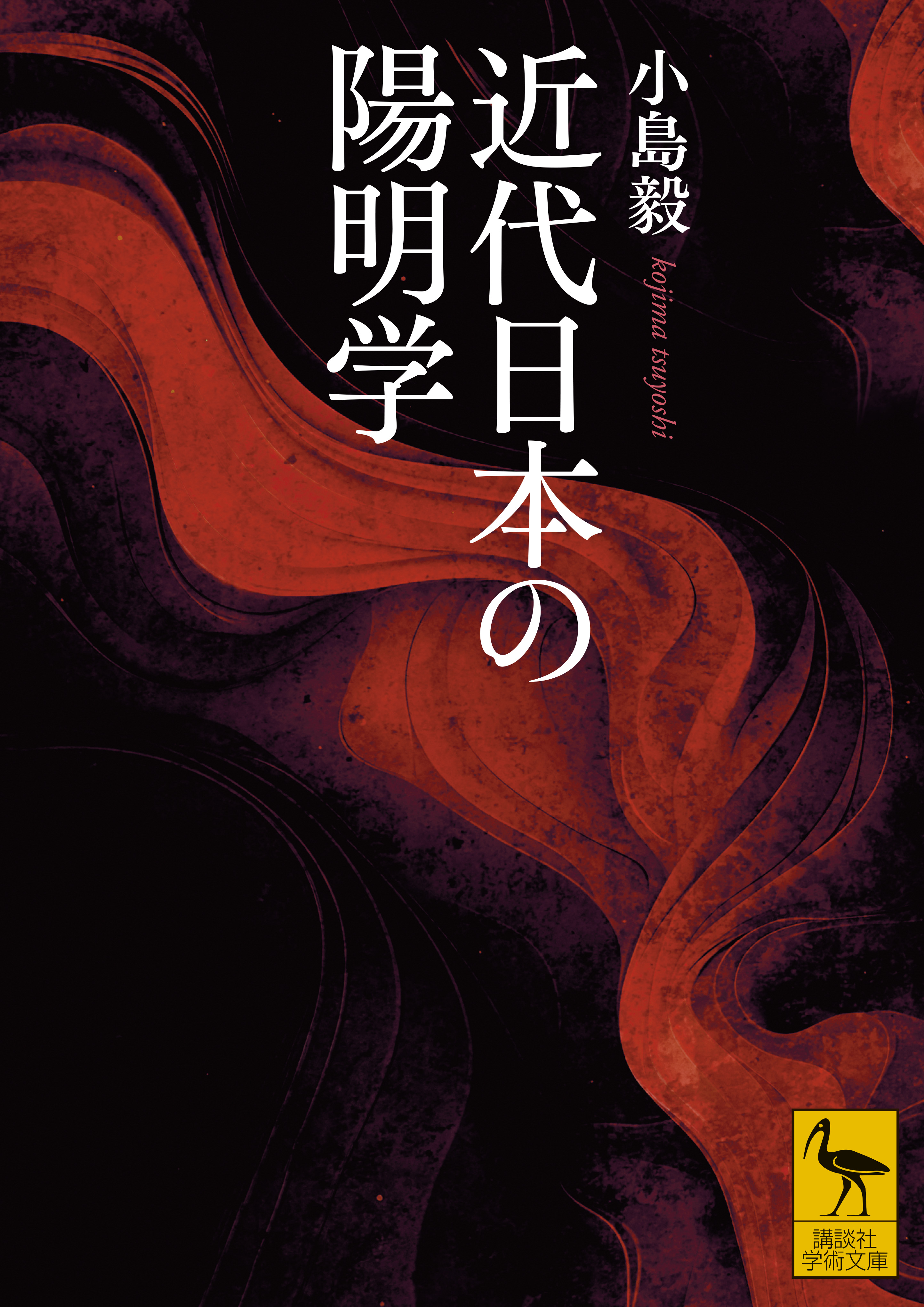 red twisted element on a black cover