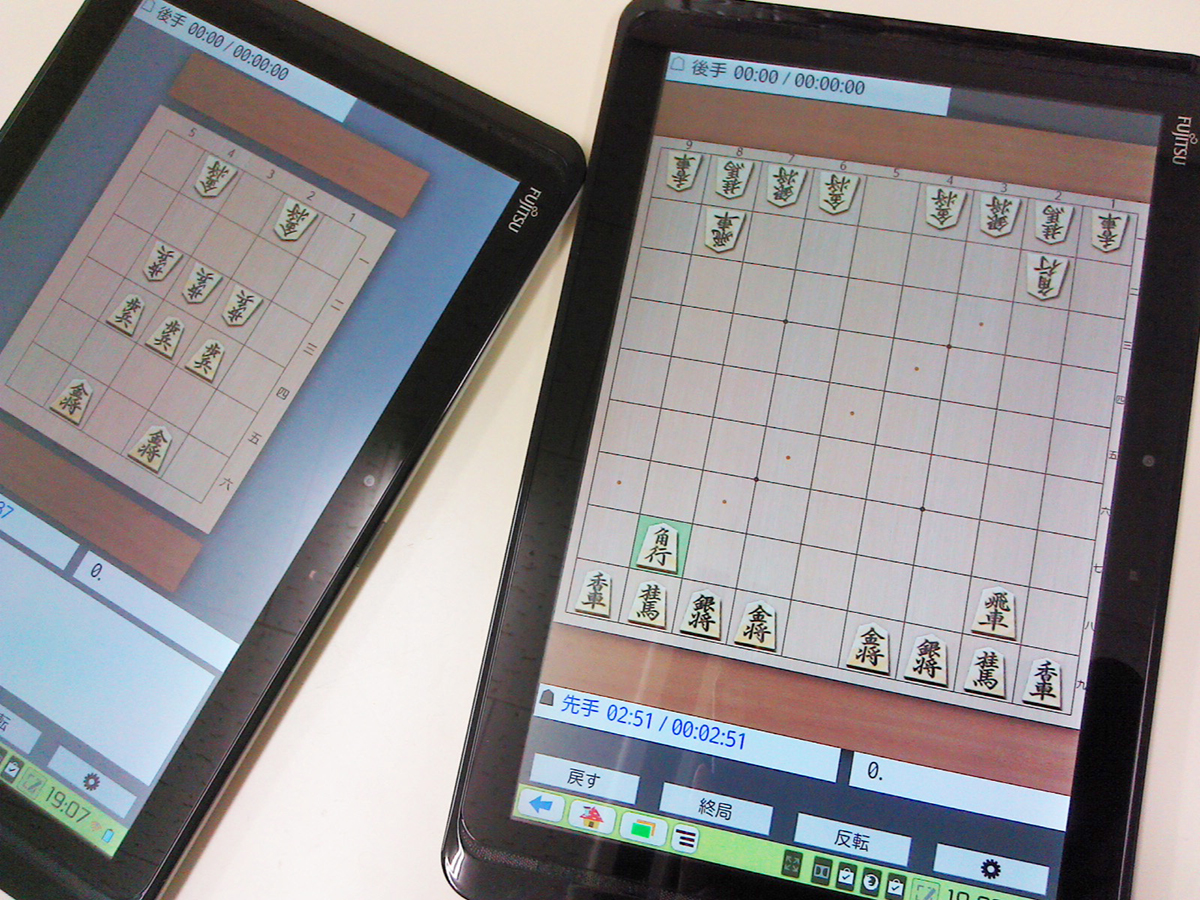 「青空将棋」のiPad画面